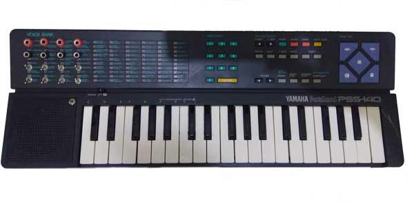 Photo of a Yamaha PSS140 Keyboard
