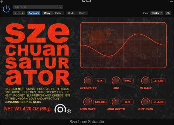 CODA Labs - Szechuan Saturator - free saturation plugins