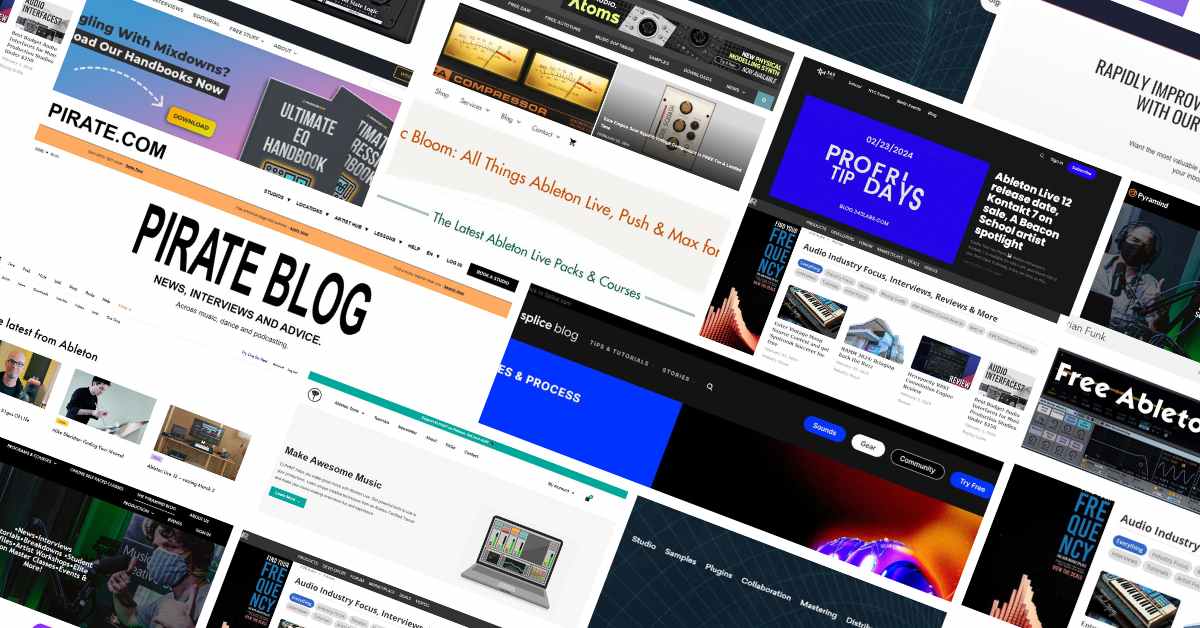 Music Production Websites featured image